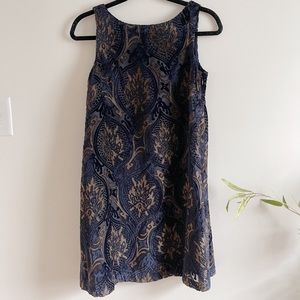 Paisley Velvet Dress
